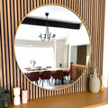 Rei - Extra Large Round Gold Metal Circle Mirror - 120cm x 120cm - Joe’s Haven