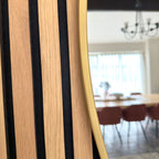 Rei - Extra Large Round Gold Metal Circle Mirror - 150cm x 150cm - Joe’s Haven