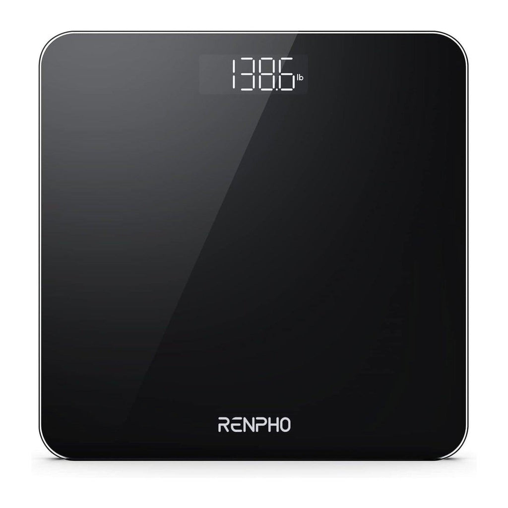 Digital Bathroom Scales Body Weight High Precision Large Platform Black RENPHO - Joe’s Haven
