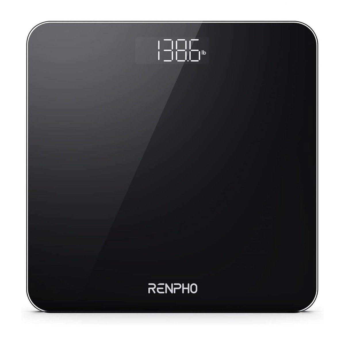 Digital Bathroom Scales Body Weight High Precision Large Platform Black RENPHO - Joe’s Haven