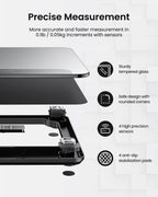 RENPHO Digital Bathroom Scale – High Precision, Black, 280x280mm - Joe’s Haven