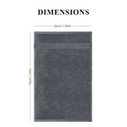 Rhodes Towel Grey 100% Cotton Hotel Quality Hand Bath Towels, Sheets & Face Cloths - Joe’s Haven