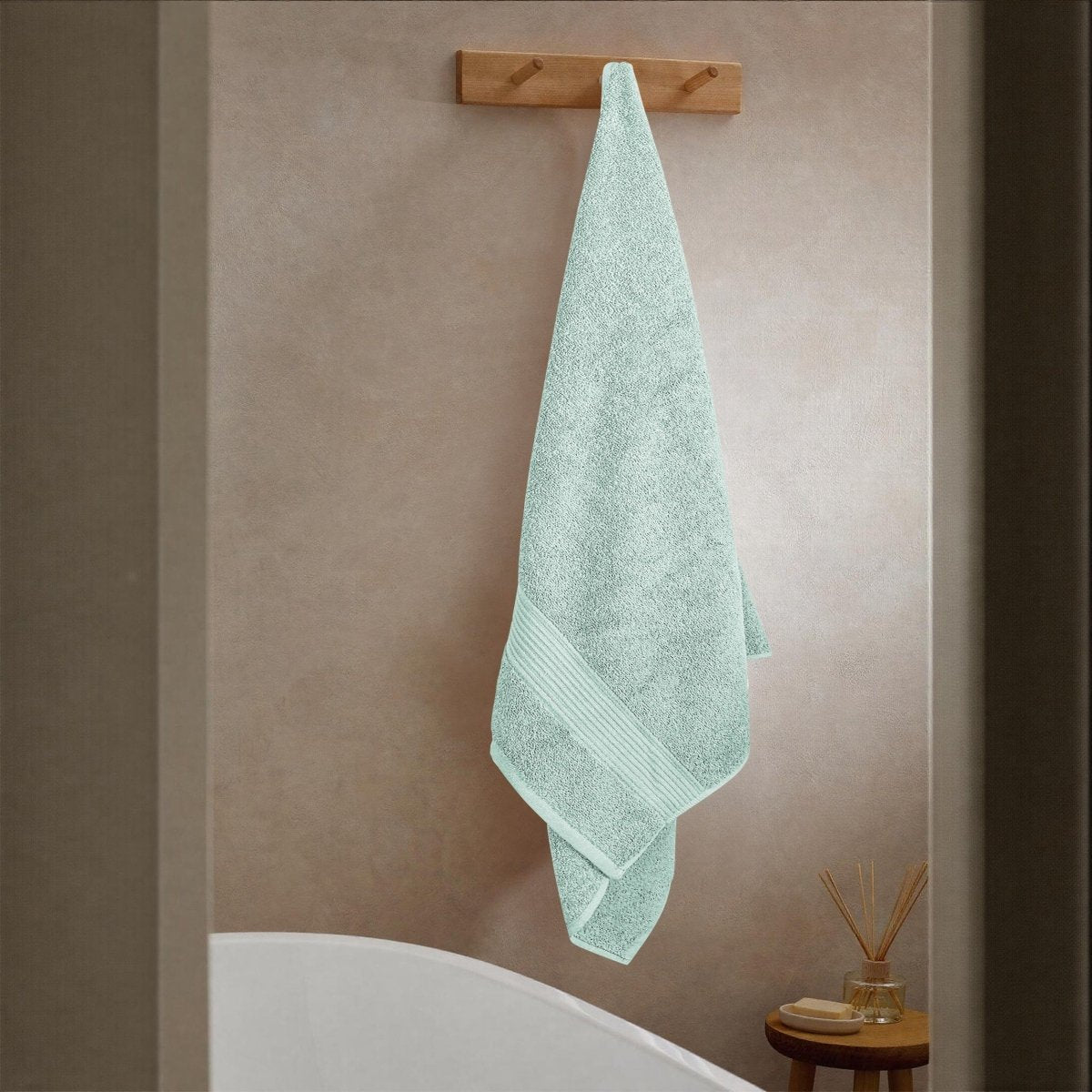 Rhodes Seafoam 100% Cotton Hotel Quality Towels - Joe’s Haven