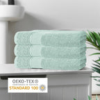 Rhodes Seafoam 100% Cotton Hotel Quality Towels - Joe’s Haven