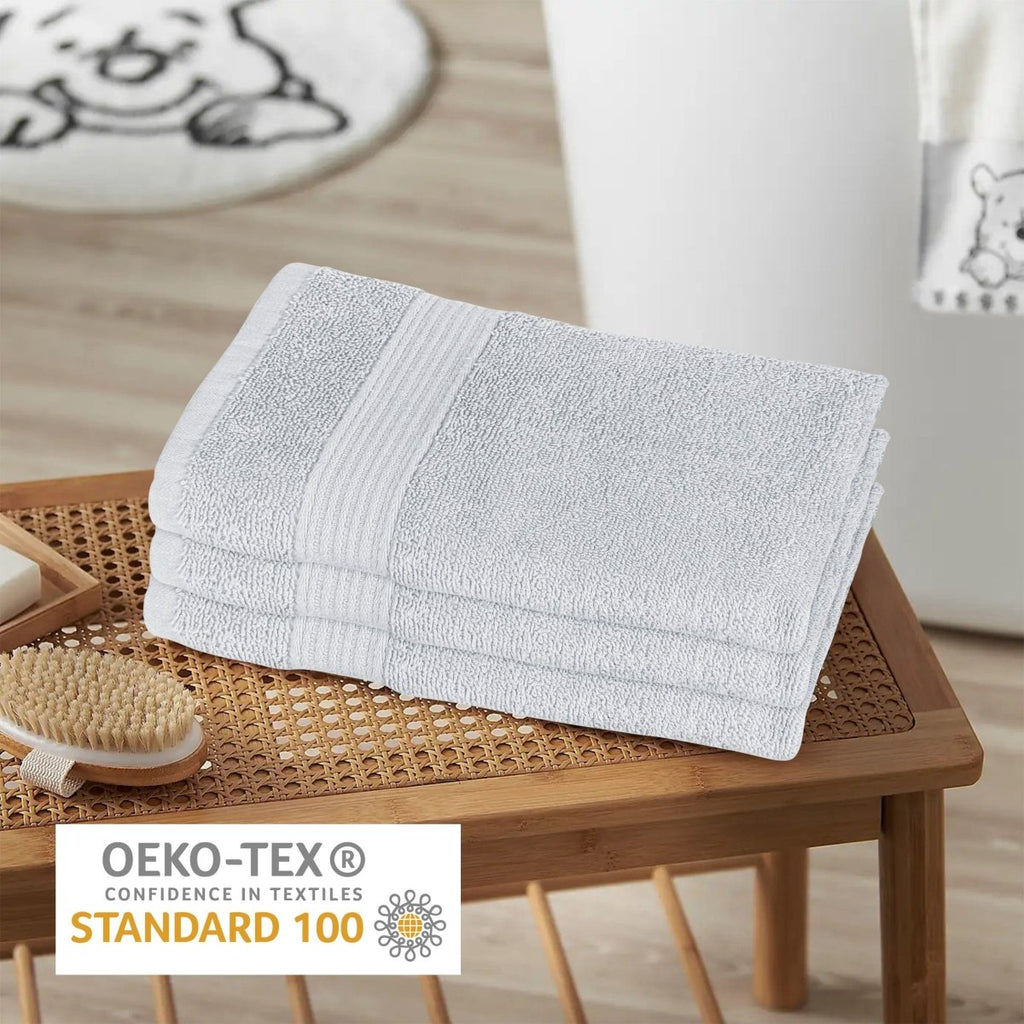 Rhodes Towel White 100% Cotton Hotel Quality Towels - Joe’s Haven