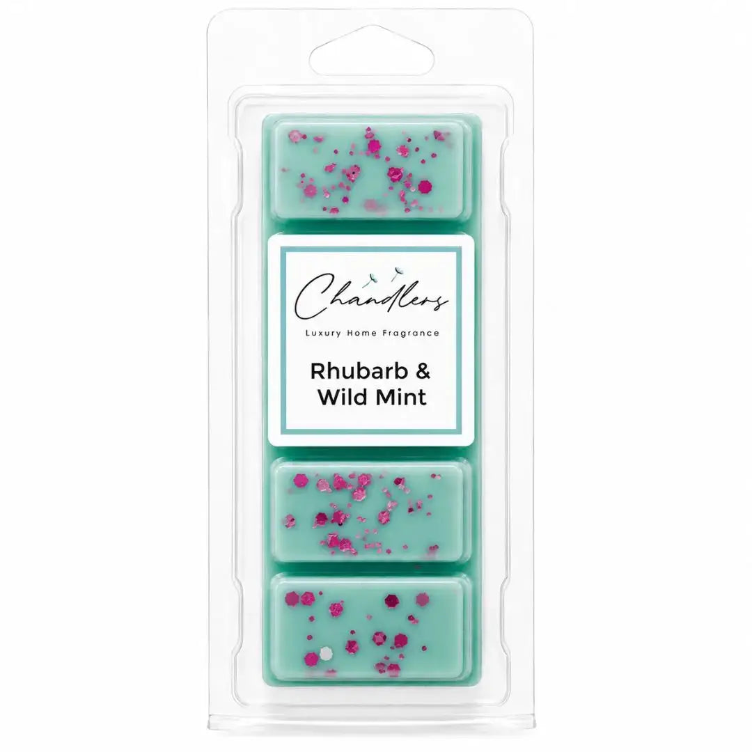 Wild Mint and Rhubarb Wax Melt Snapbar