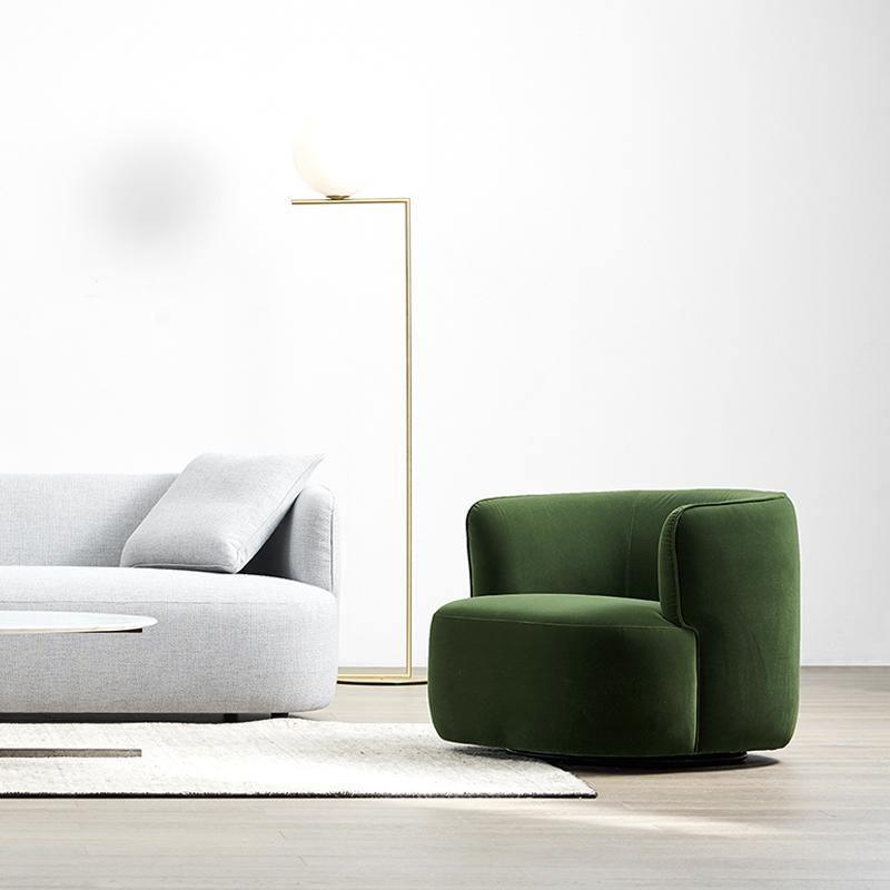 Ritz Armchair, Green Velvet - Joe’s Haven