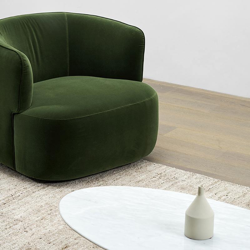 Ritz Armchair, Green Velvet - Joe’s Haven