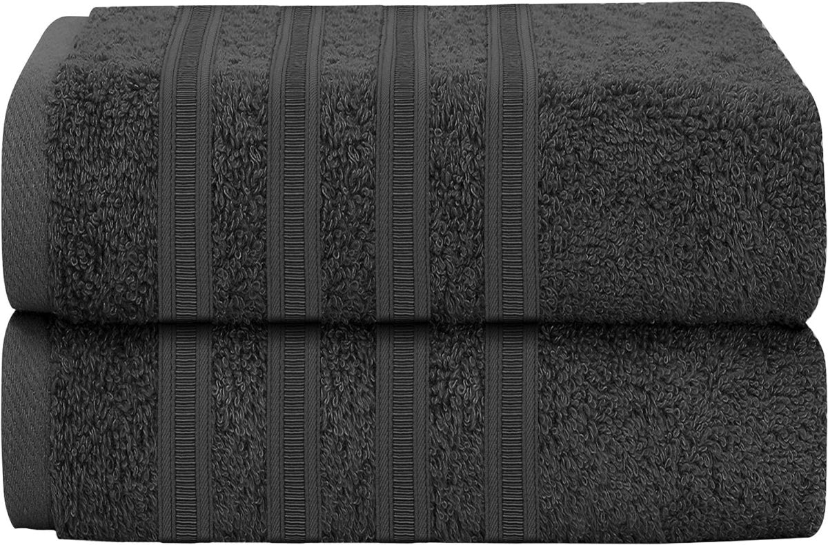 Ritz Viscose Stripe Super Soft Cotton Luxury Absorbent Towels - Joe’s Haven