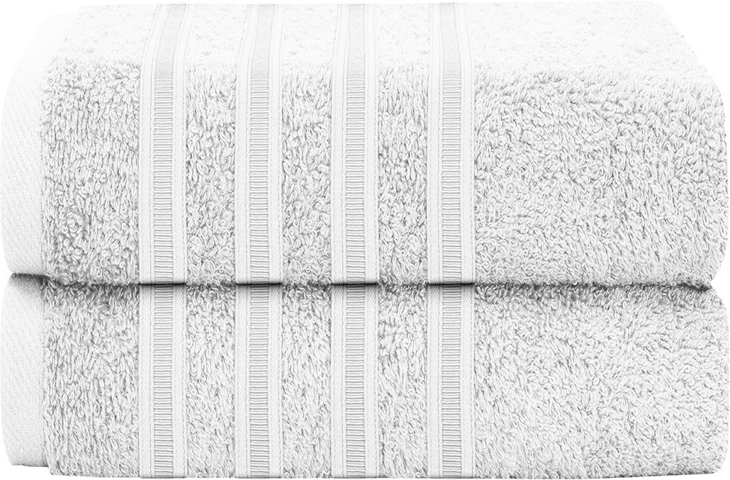 Ritz Viscose Stripe Super Soft Cotton Luxury Absorbent Towels - Joe’s Haven