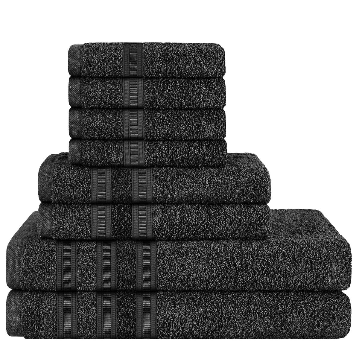 Ritz Viscose Stripe Super Soft Cotton Luxury Absorbent Towels - Joe’s Haven