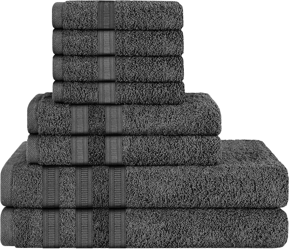 Ritz Viscose Stripe Super Soft Cotton Luxury Absorbent Towels - Joe’s Haven