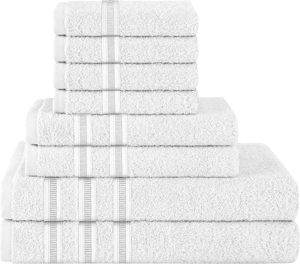 Ritz Viscose Stripe Super Soft Cotton Luxury Absorbent Towels - Joe’s Haven