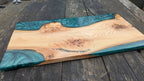 British Elm and dark green resin board - Joe’s Haven
