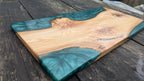 British Elm and dark green resin board - Joe’s Haven