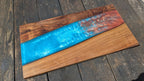 Walnut striking blue and bronze river board - Joe’s Haven