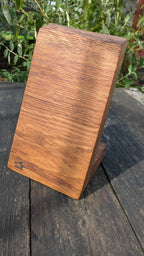 Magnetic oak knife stand - Joe’s Haven