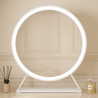 Marilyn Round Hollywood Mirror White 60x67cm