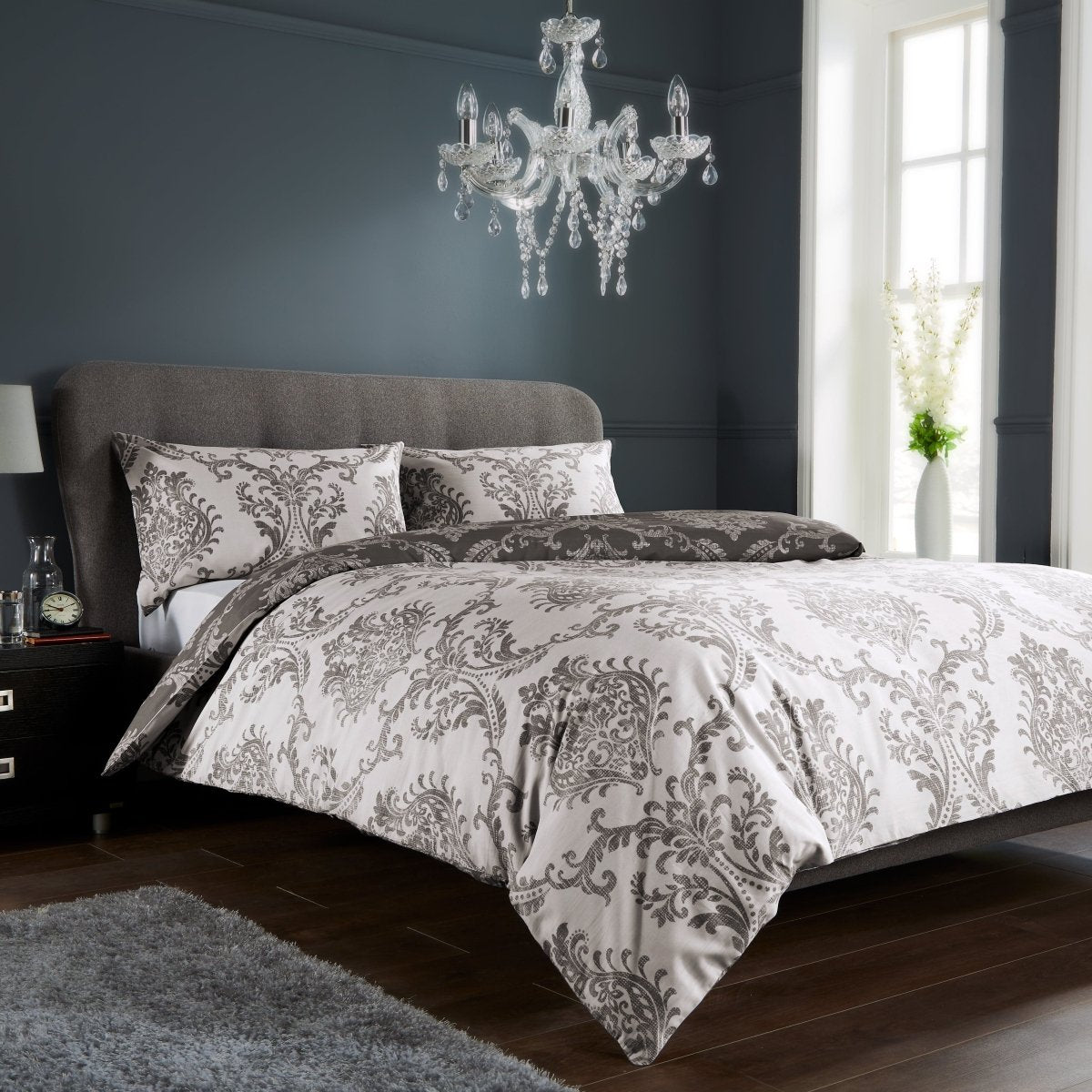 Royal Damask Luxury Super Soft Cotton Rich Duvet Set - Joe’s Haven