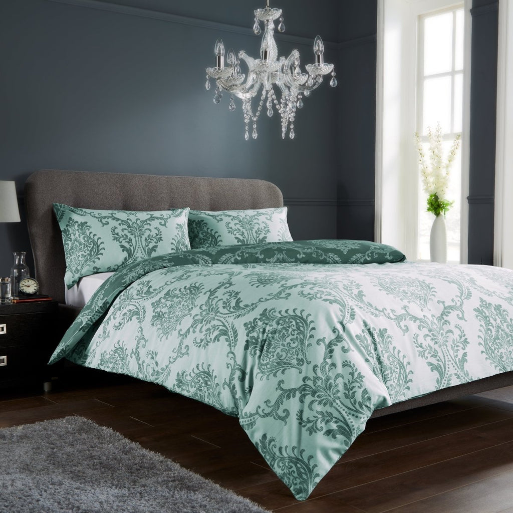 Royal Damask Luxury Super Soft Cotton Rich Duvet Set - Joe’s Haven