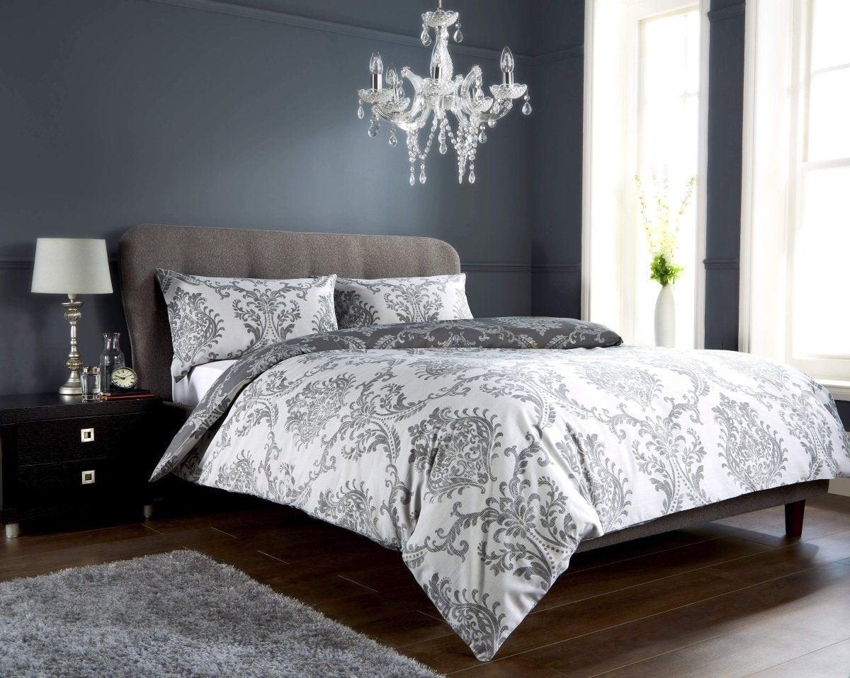 Royal Damask Luxury Super Soft Cotton Rich Duvet Set - Joe’s Haven