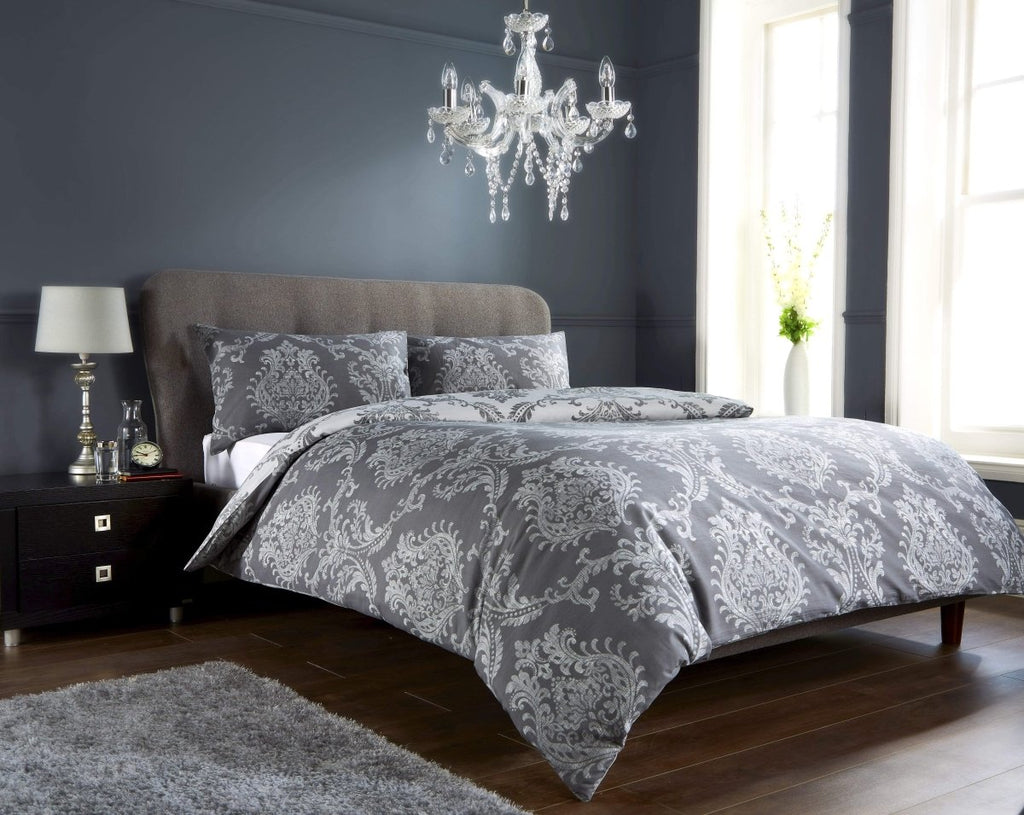 Royal Damask Luxury Super Soft Cotton Rich Duvet Set - Joe’s Haven