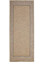 Summer Latte Border Rug – Indoor/Outdoor - Joe’s Haven