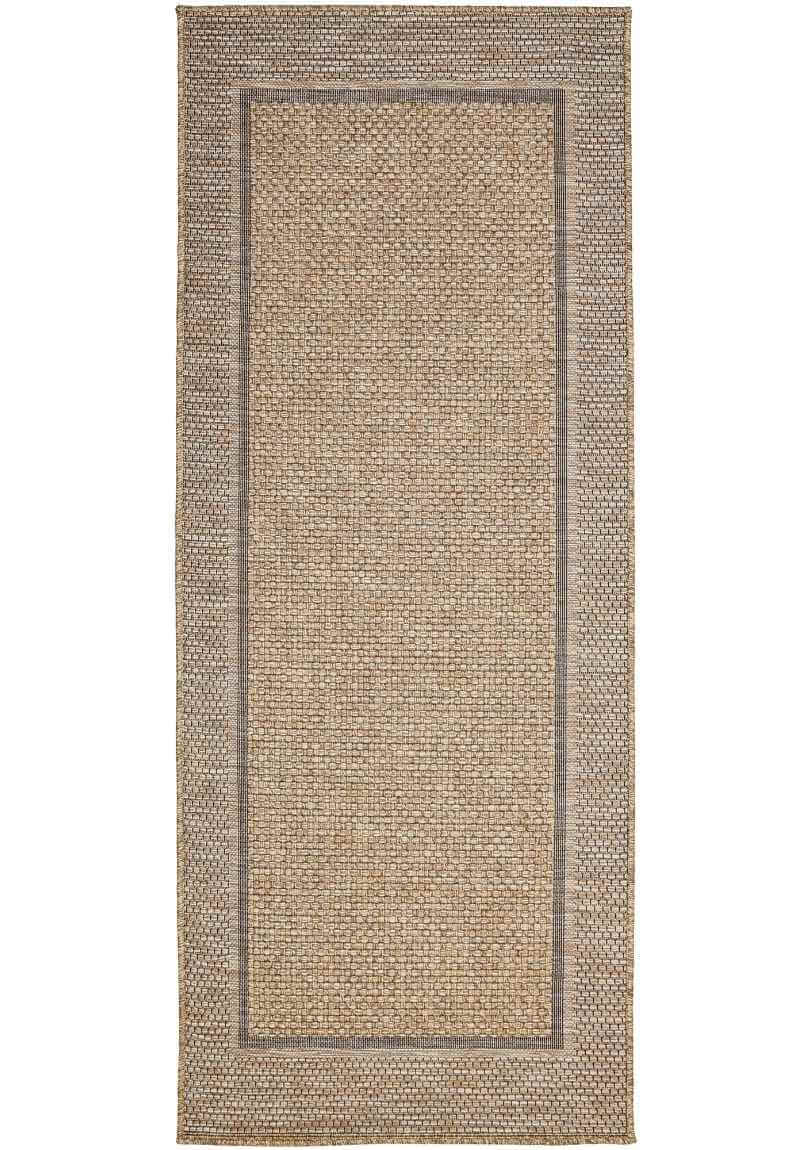 Summer Latte Border Rug – Indoor/Outdoor - Joe’s Haven