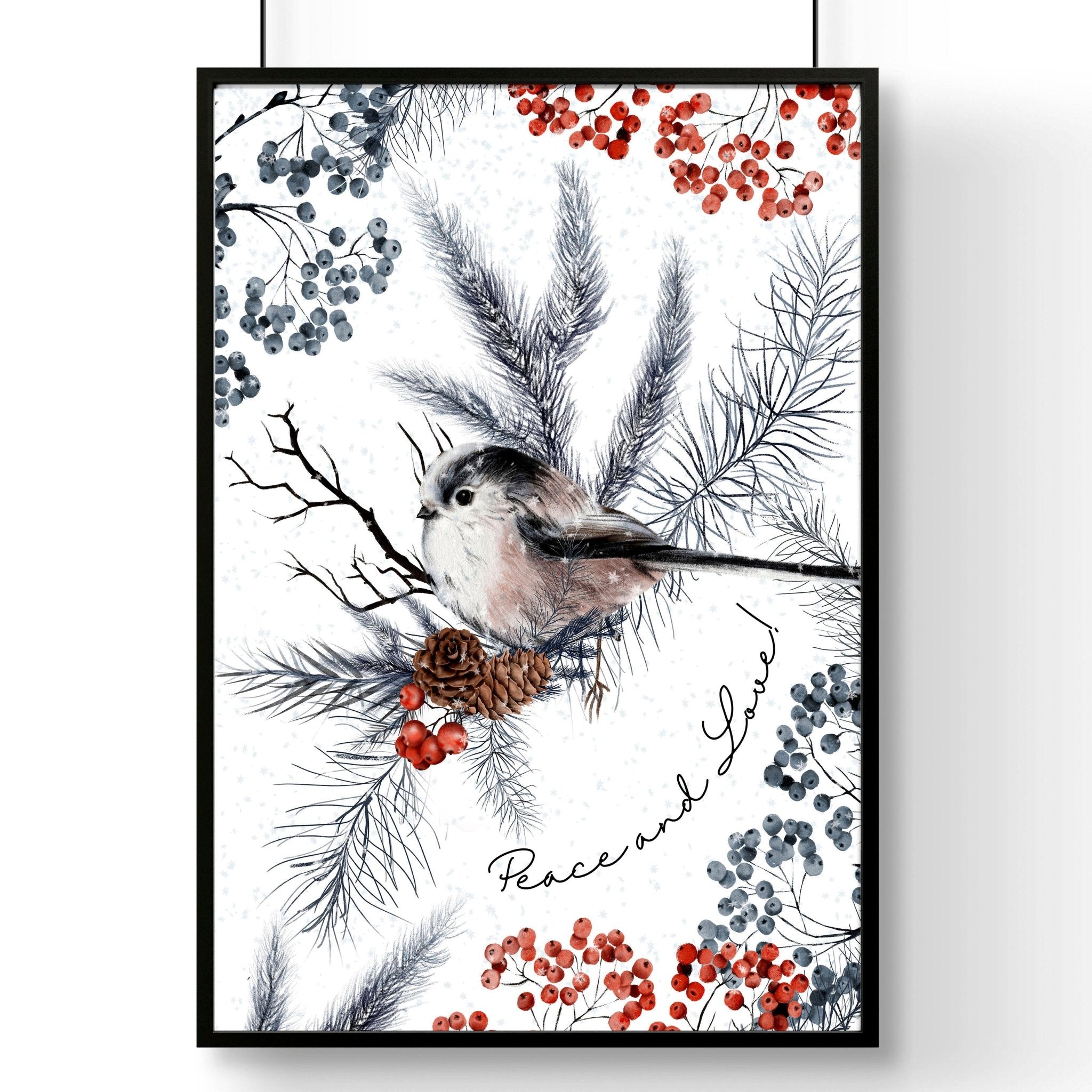 Xmas wall hangings - Christmas wall art print