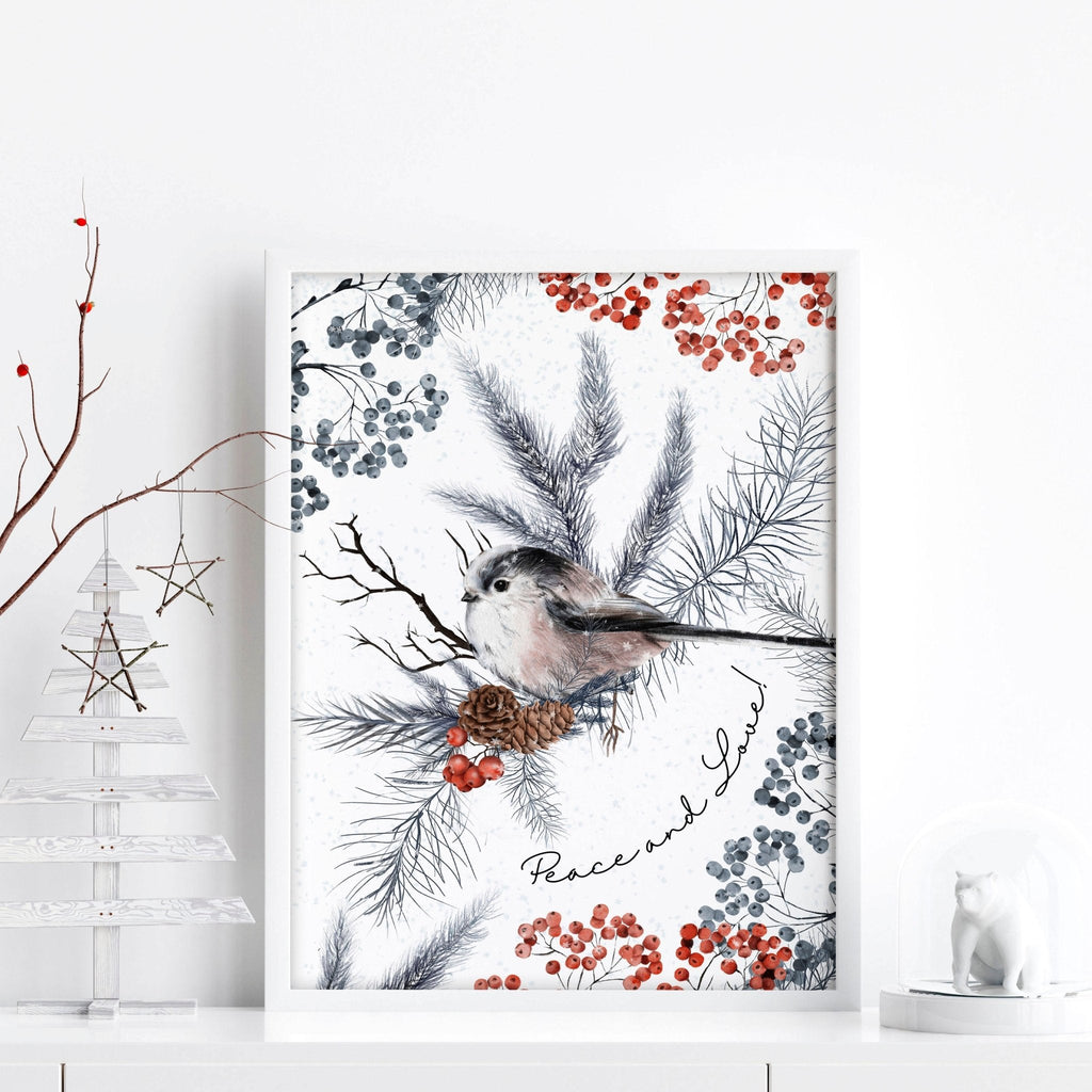 Xmas wall hangings - Christmas wall art print