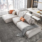 Samona Three Seater Sofa, Modular Sofa, Leathaire - Joe’s Haven