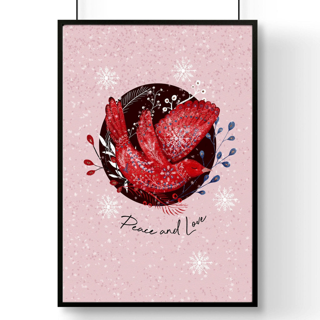 Christmas decor wall art print
