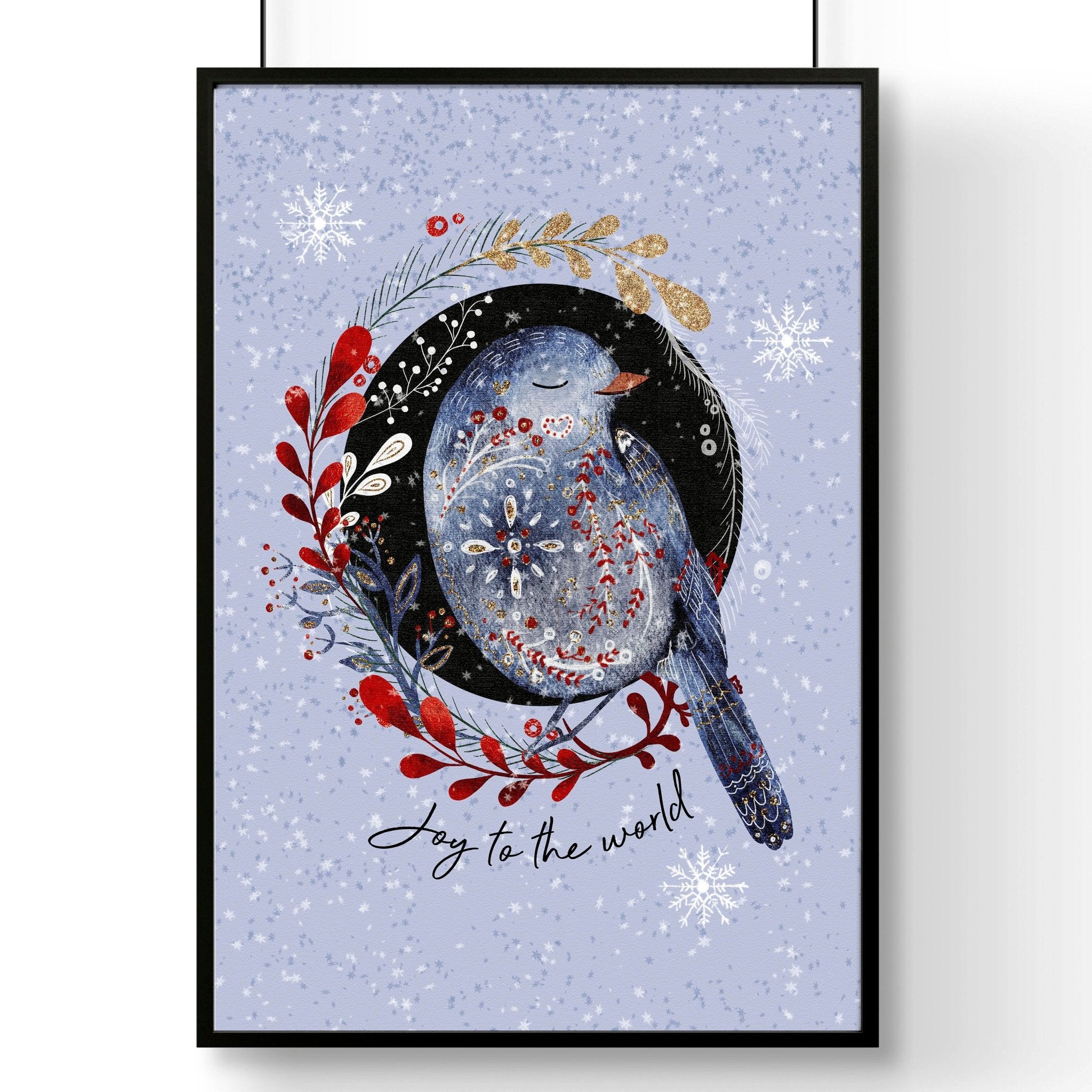 Scandi Christmas decorations | wall art print