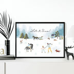 Home decoration of christmas | wall art print