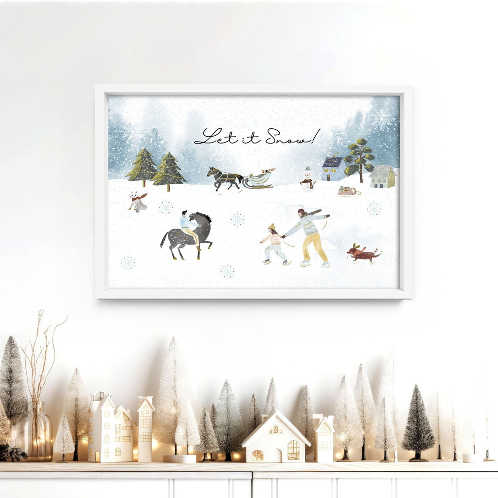 Home decoration of christmas | wall art print