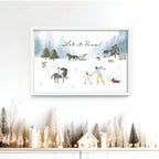 Home decoration of christmas | wall art print