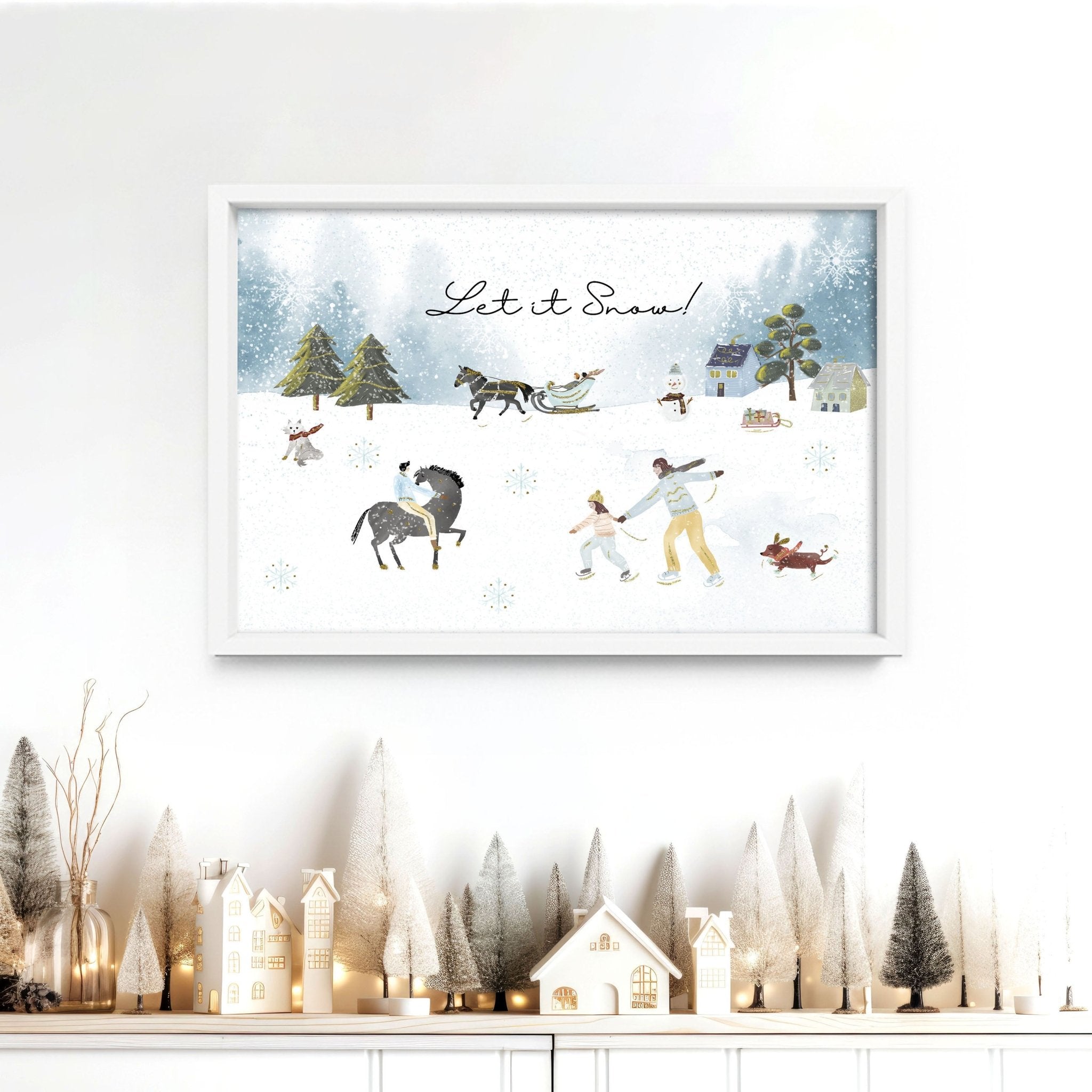 Home decoration of christmas | wall art print
