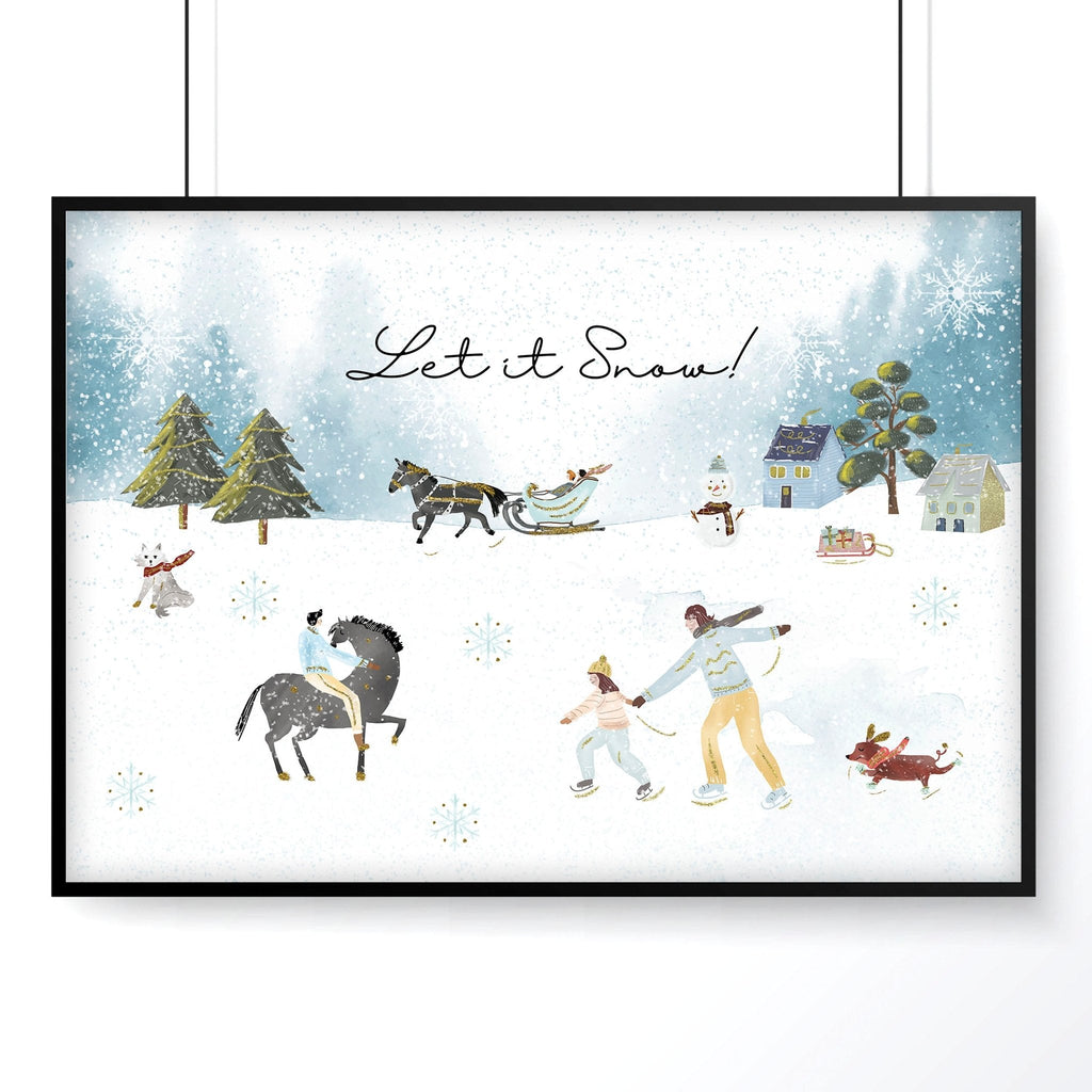 Home decoration of christmas | wall art print