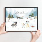 Home decoration of christmas | wall art print