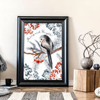 Scandinavian Christmas decoration wall art print