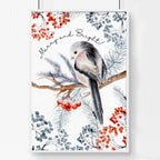 Scandinavian Christmas decoration wall art print