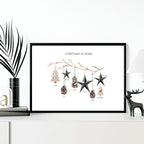 Sentimental Christmas gift wall art print