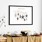 Sentimental Christmas gift wall art print