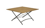 Sicily 8 Seater Teak and Wrought Iron Square 140cm Garden Dining Set - Joe’s Haven