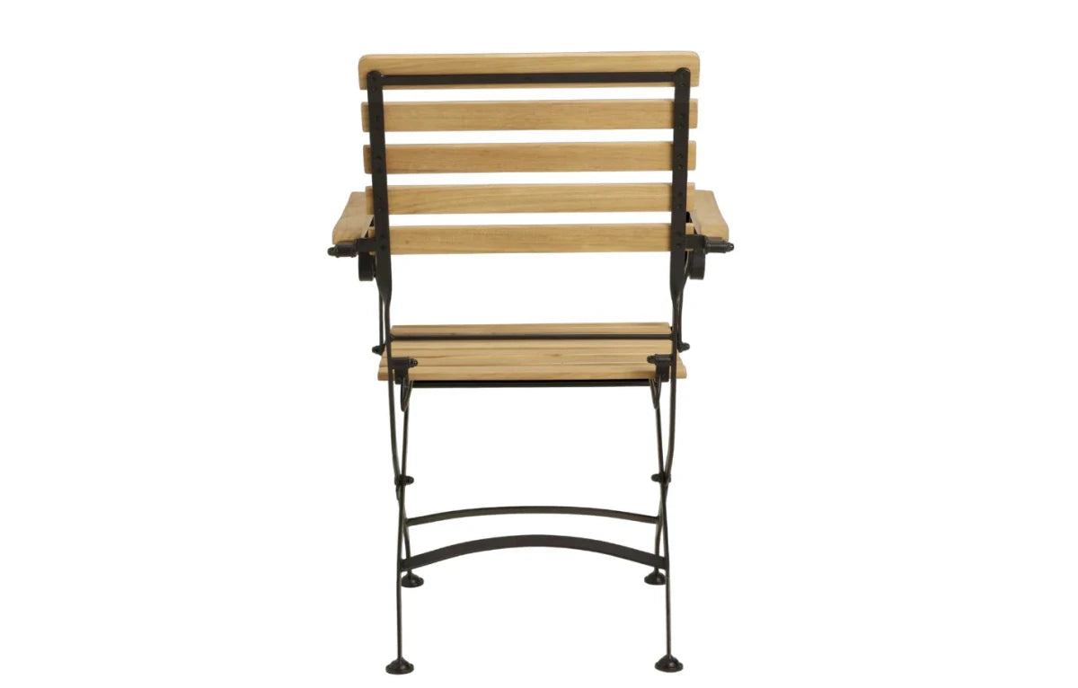 Sicily 8 Seater Teak and Wrought Iron Square 140cm Garden Dining Set - Joe’s Haven