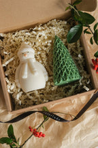 Christmas Candles Gift Set: Snowman and Christmas Tree - Joe’s Haven