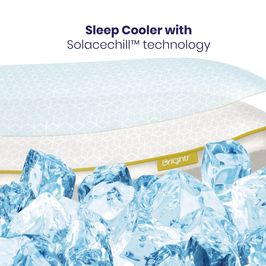 Brightr® Stella Hybrid Adjustable Pillow | Best pillow For Neck Pains