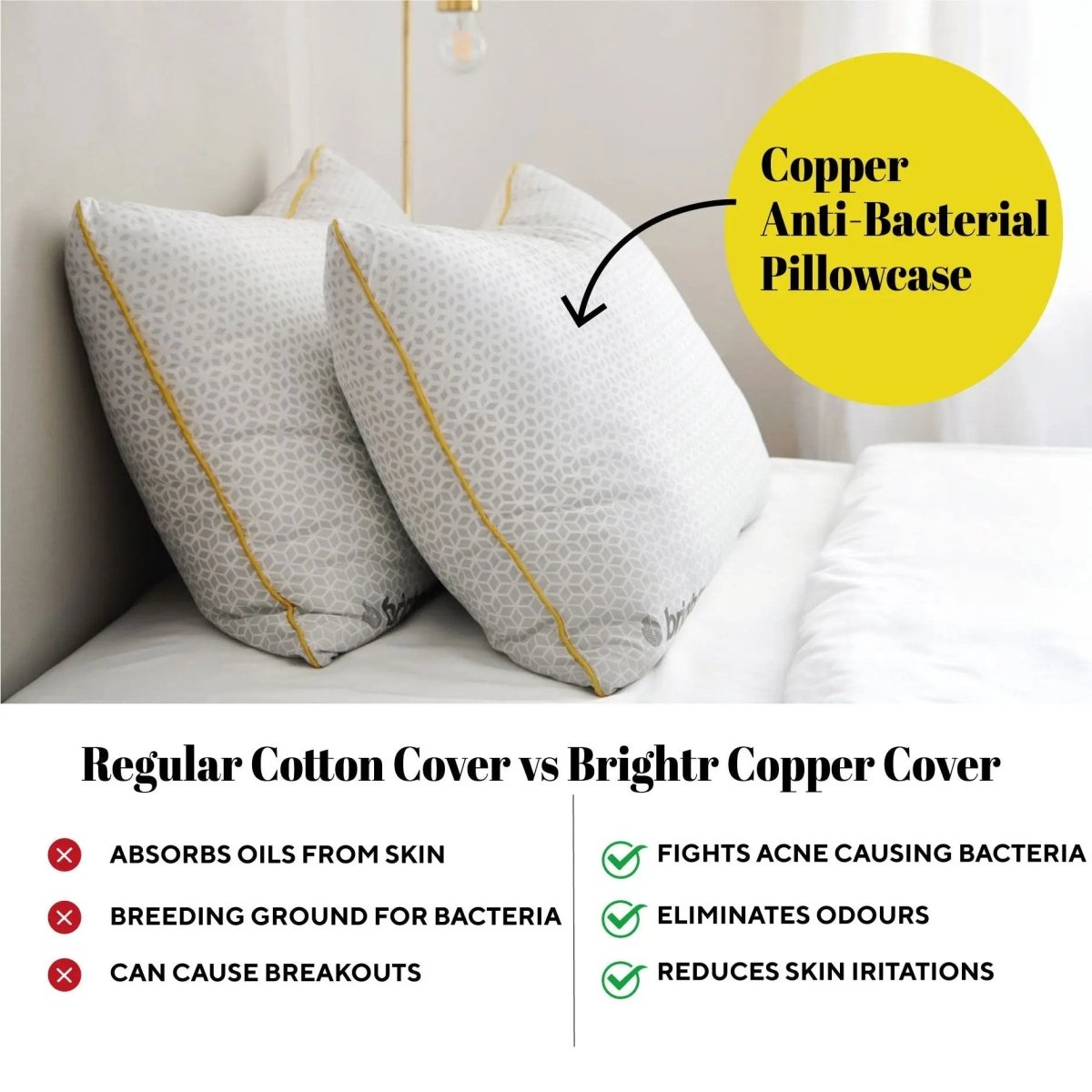 Brightr® Stella Hybrid Adjustable Pillow bundle - Joe’s Haven