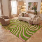 Joli Striped Green & Pink Rug - Joe’s Haven