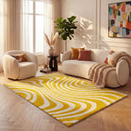 Joli Striped Yellow & White Rug - Joe’s Haven